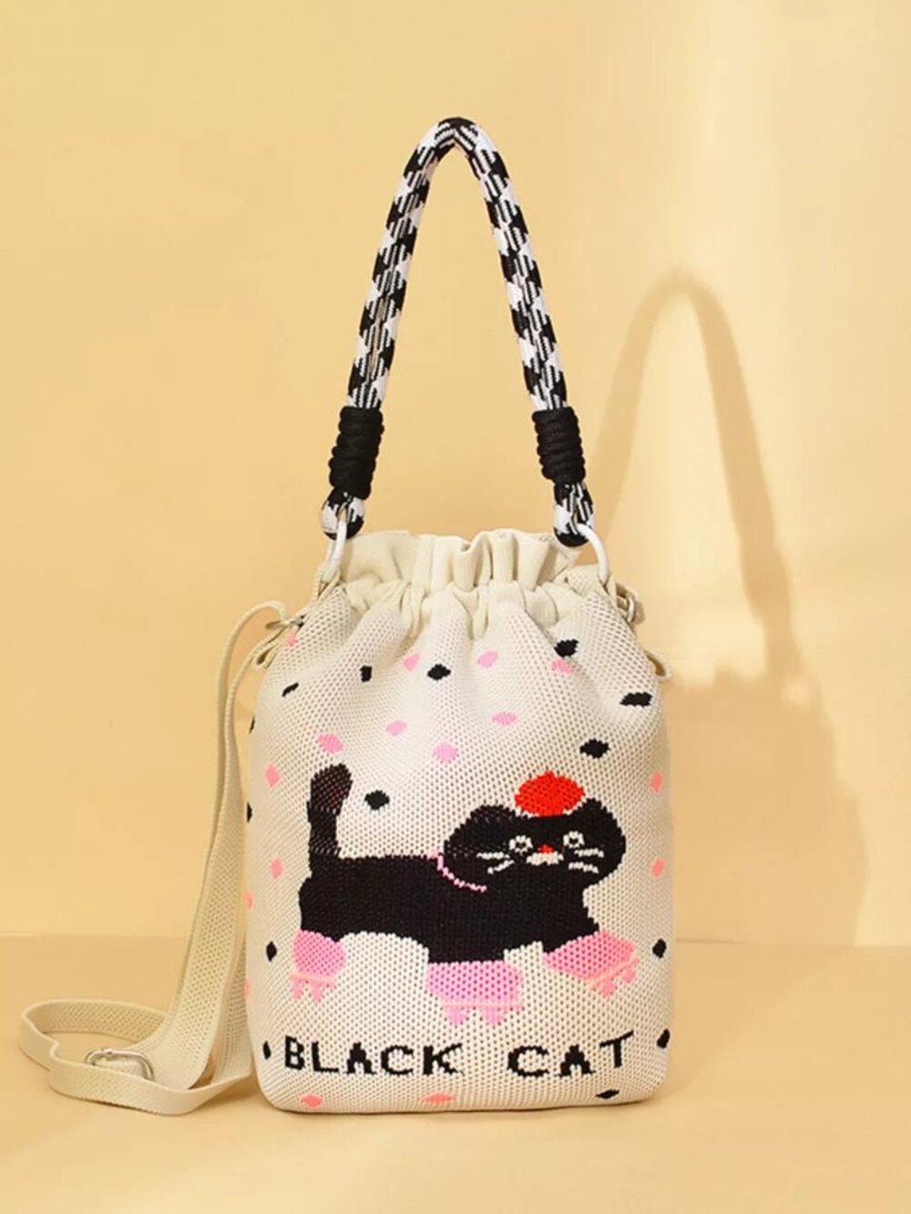 Drawstring Bucket Bag - Picture 7 of 9